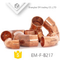 EM-F-B217 Customized full size copper pipe fitting